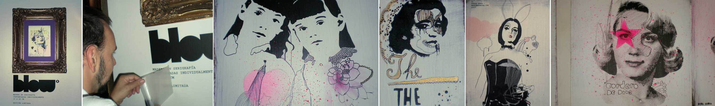 MADERAS SERIGRAFIADAS CUSTOMIZADAS INDIVIDUALMENTE. COLABORACIÃ“N CON NIÃ‘A GORDA Y BRUSTERSPECIAL.