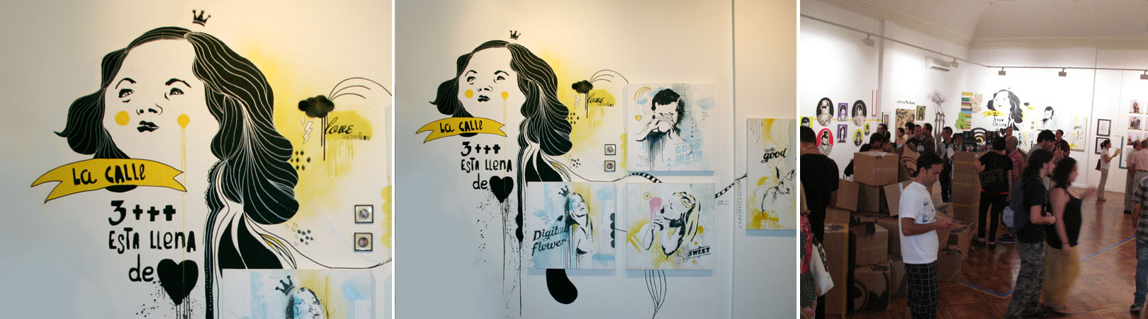 EXPOSICIÃ“N COLECTIVA (DAKAR, MADRID, BERLIN, GRAN CANARIA Y LISBOA). MURAL 2 X 2 M. - WWW.CIUC.ES