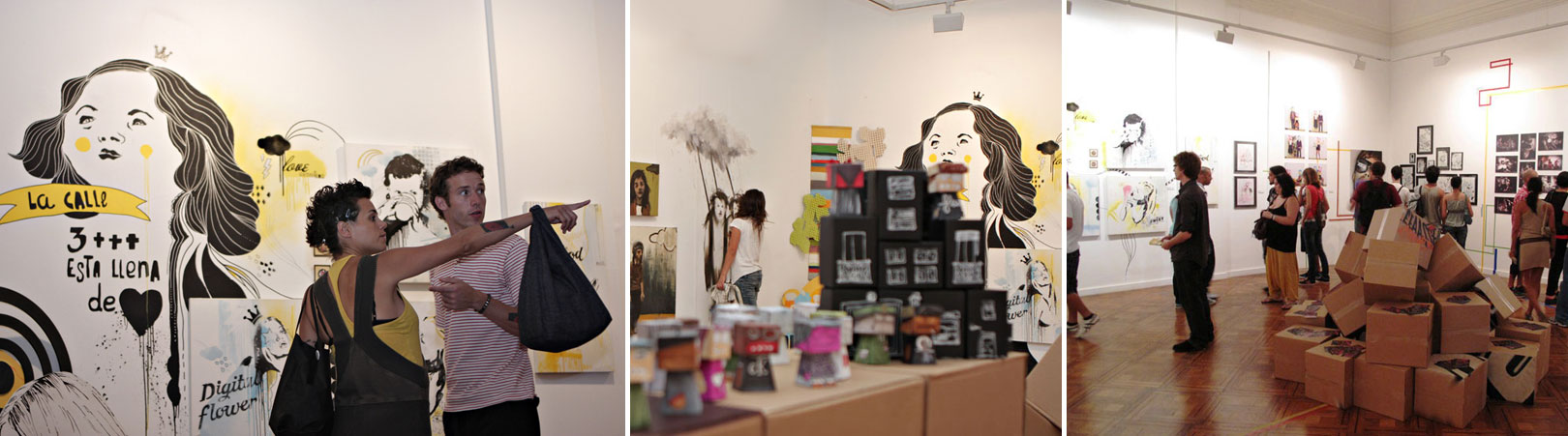 EXPOSICIÃ“N COLECTIVA (DAKAR, MADRID, BERLIN, GRAN CANARIA Y LISBOA). MURAL 2 X 2 M. - WWW.CIUC.ES