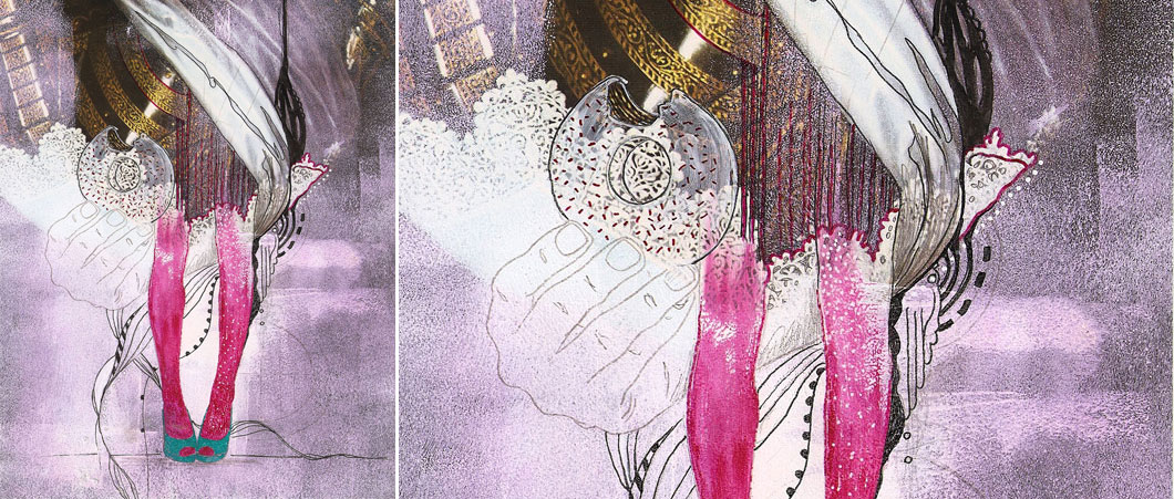 TÃ‰CNICA MIXTA SOBRE PAPEL. 17 X 25 CM