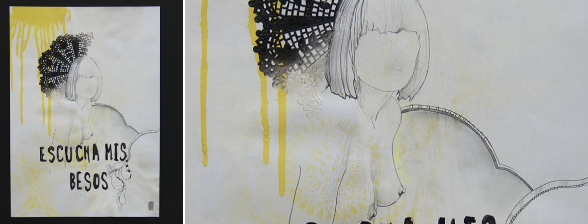 / EXPOSICIÃ“N PLAY WITH FIRE. DIBUJOS. TÃ‰CNICA MIXTA SOBRE PAPEL