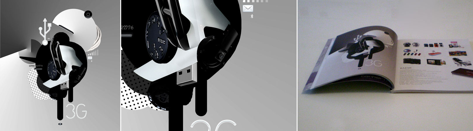 ILUSTRACIÃ“N PARA LA SECCIÃ“N DE BAZAR (ELECTRÃ“NICA) DE LA REVISTA LAMONO