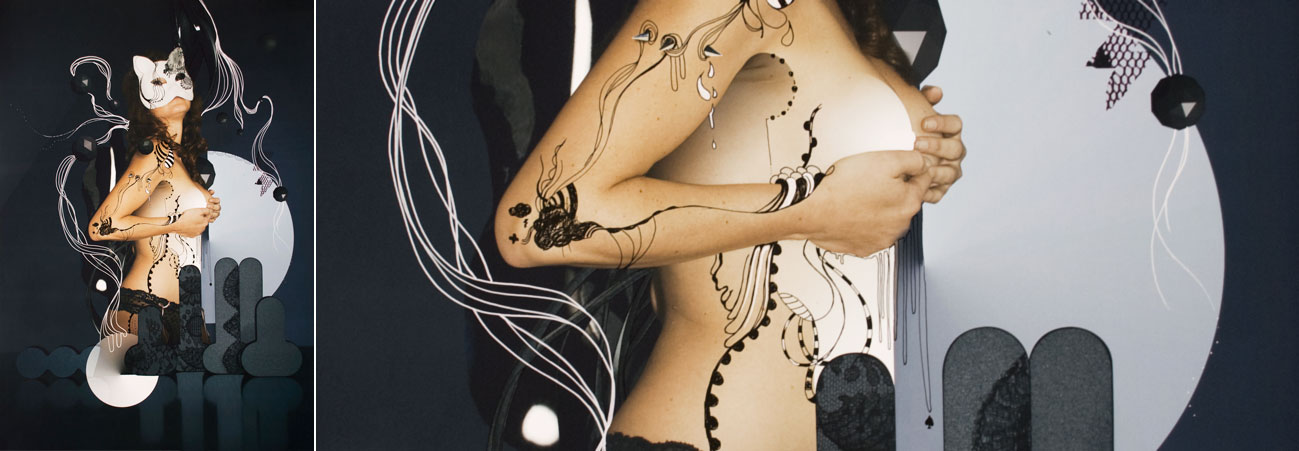 LOST IN LUST. 70 X 100 CM